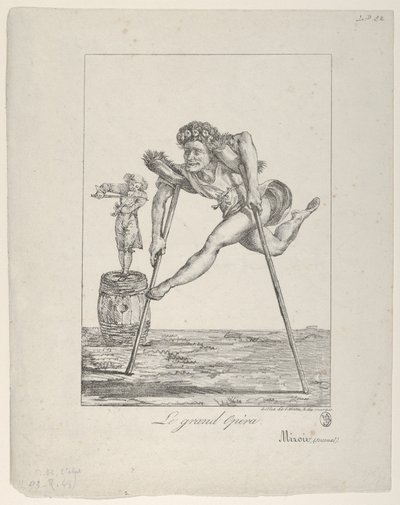 Wielka Opera, 1821., 1821. autorstwa Eugène Delacroix