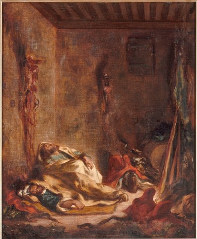 Strażnica w Meknes autorstwa Eugène Delacroix