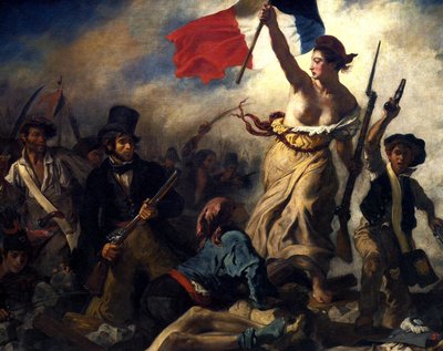 Wolność przewodząca ludziom autorstwa Eugène Delacroix