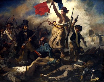 Wolność przewodząca ludziom autorstwa Eugène Delacroix