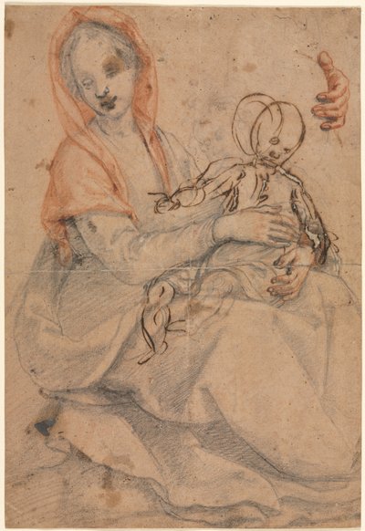Madonna z Dzieciątkiem autorstwa Eugène Delacroix