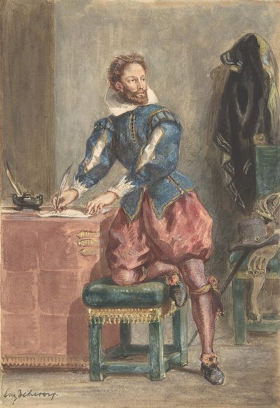 Mathurina Regniera, ca. 1846. autorstwa Eugène Delacroix