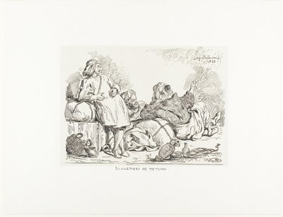 Muleteers of Tetuan autorstwa Eugène Delacroix