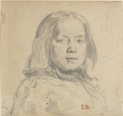 Portret dziecka. autorstwa Eugène Delacroix