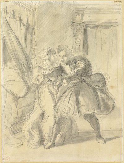 Nauka autorstwa Eugène Delacroix