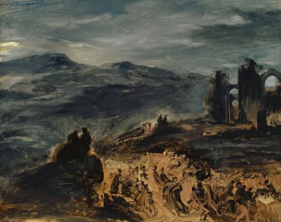 Szabat Czarownic, ok. 1930 r. 1832. autorstwa Eugène Delacroix