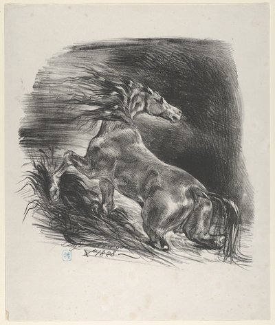 Dziki koń, 1828., 1828. autorstwa Eugène Delacroix