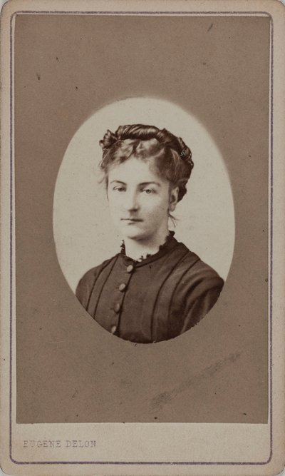 Portret Jane Dieulafoy 1851-1916, c. 1880. autorstwa Eugène Delon