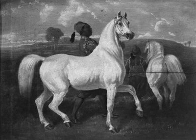 Konie arabskie, XIX w. autorstwa Eugène Fromentin