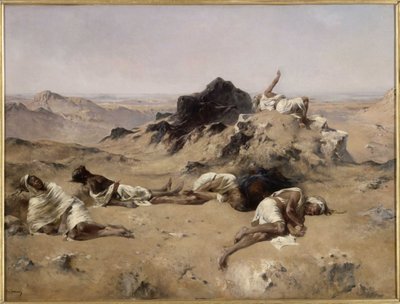Kraina pragnienia Kraina pragnienia, lata 60. XIX wieku. autorstwa Eugène Fromentin