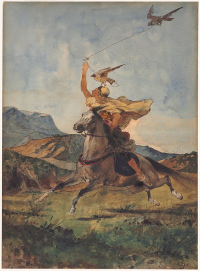 Sokolnik autorstwa Eugène Fromentin