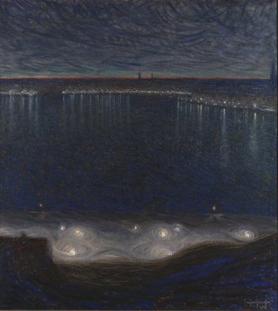 Riddarfjärden, Sztokholm autorstwa Eugène Jansson