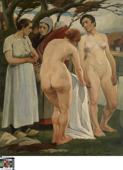 Kąpiące się kobiety autorstwa Eugene Laermans