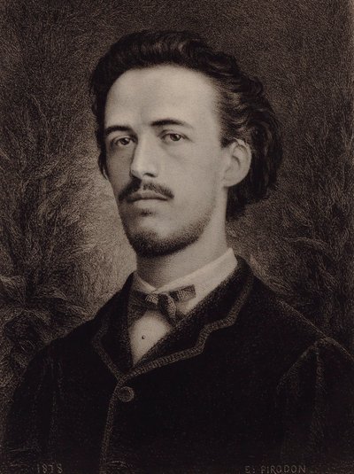 Portret kompozytora Benjamina Godarda 1849-1895, 1878. autorstwa Eugène Louis Pirodon