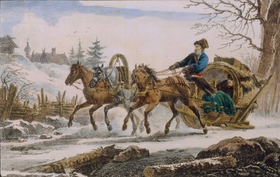 Proso t, 1820 autorstwa Eugéne Pluchart