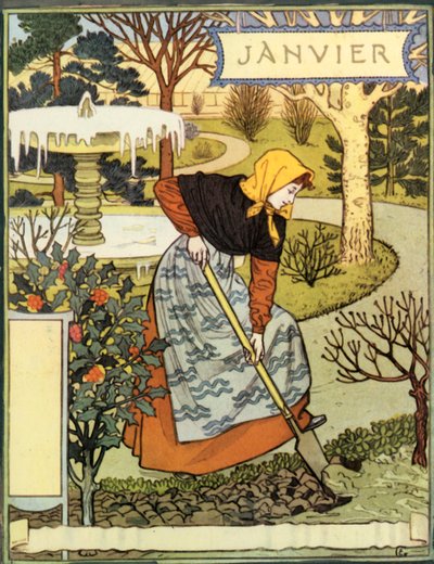 Styczeń 1896. autorstwa Eugene Grasset