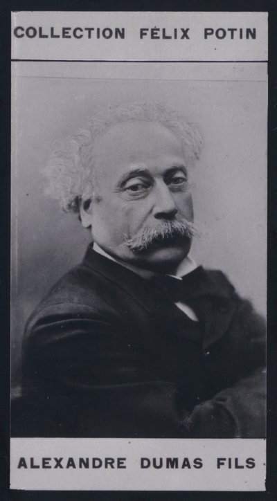 Alexandre Dumas Son (1824-1895) (zdjęcie czarno-białe) autorstwa European Photographer