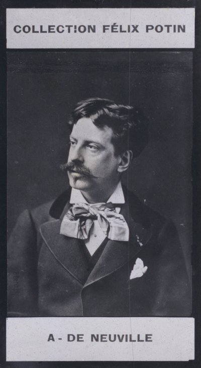 Alphonse de Neuville (1836-1885) (zdjęcie czarno-białe) autorstwa European Photographer
