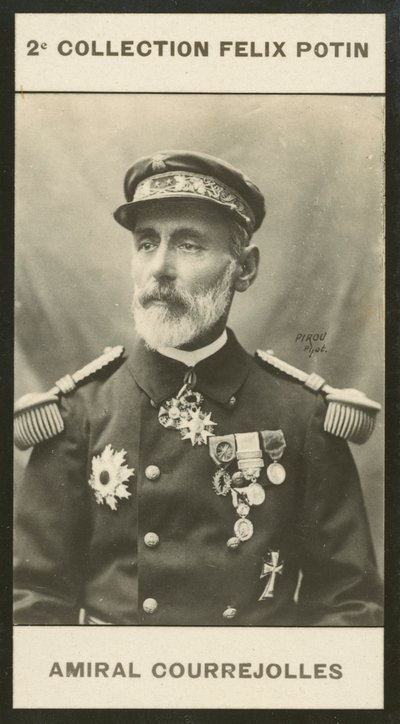 Admirał Charles-Louis-Theobald Courrejolles autorstwa European Photographer