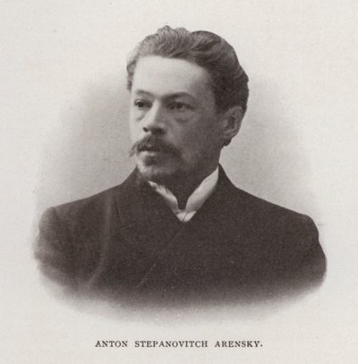 Anton Stepanovitch Arensky (czarno-białe zdjęcie) autorstwa European Photographer
