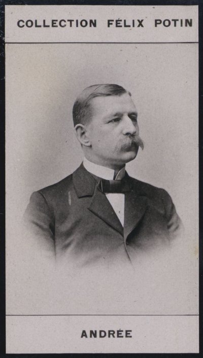 Auguste Andree (1854) (zdjęcie b/w) autorstwa European Photographer