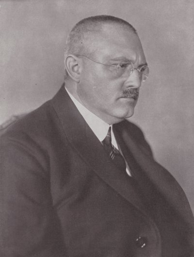 Carl Bosch, niemiecki chemik (zdjęcie czarno-białe) autorstwa European Photographer