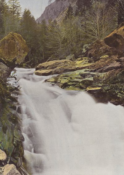 Cauterets, wodospad Mauhourat autorstwa European Photographer