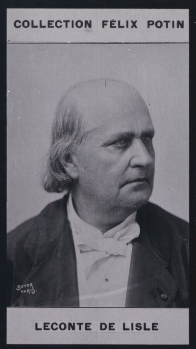 Charles Leconte De Lisle (1818-1894) (zdjęcie czarno-białe) autorstwa European Photographer