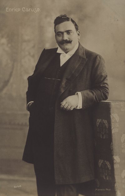 Enrico Caruso, włoski tenor operowy autorstwa European Photographer