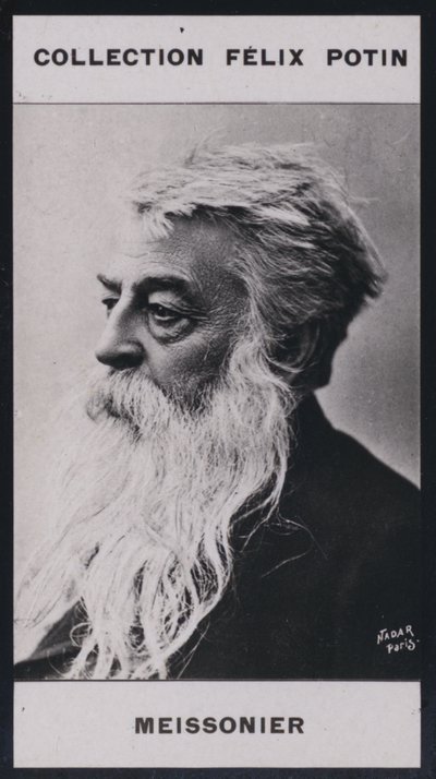 Ernest Meissonnier (1815-1891) (zdjęcie czarno-białe) autorstwa European Photographer