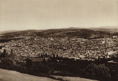 Fez, widok ogólny (zdjęcie czarno-białe) autorstwa European Photographer
