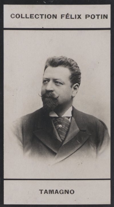 Francesco Tamagno (1850) (zdjęcie czarno-białe) autorstwa European Photographer
