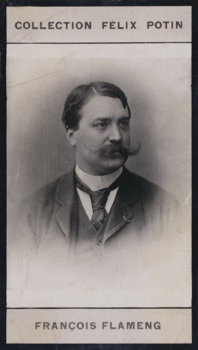 Francois Flameng (1856) (zdjęcie czarno-białe) autorstwa European Photographer