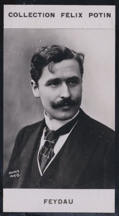 Georges Feydeau (1863) (zdjęcie czarno-białe) autorstwa European Photographer