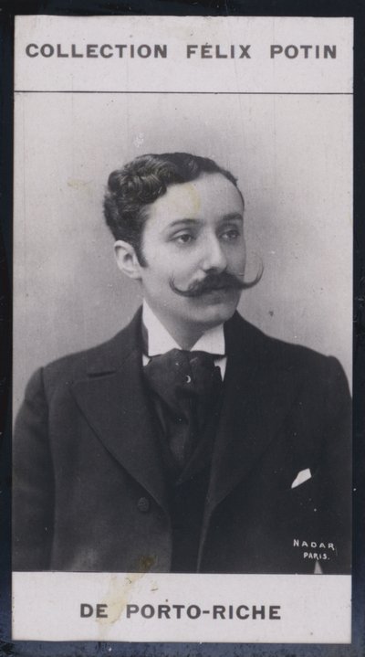 Georges de Porto-Riche (1849) (zdjęcie czarno-białe) autorstwa European Photographer