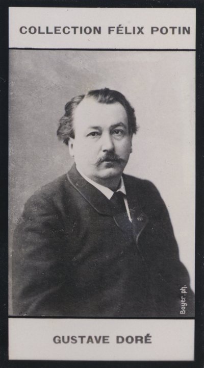 Gustave Dore (1833-1883) (zdjęcie czarno-białe) autorstwa European Photographer