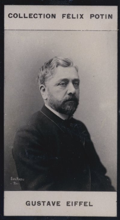 Gustave Eiffel (1832) (zdjęcie czarno-białe) autorstwa European Photographer