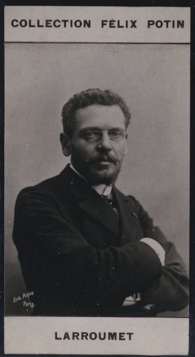 Gustave Larroumet (1852) (zdjęcie czarno-białe) autorstwa European Photographer