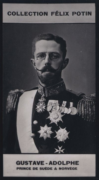 Gustave, książę królewski De Suede Et Norvege (1858) (zdjęcie czarno-białe) autorstwa European Photographer
