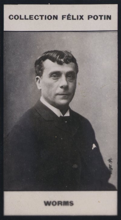 Gustave Worms (1836) (zdjęcie czarno-białe) autorstwa European Photographer