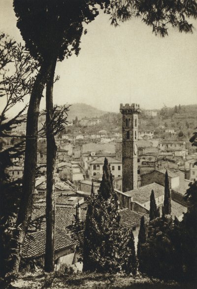 Włochy, Fiesole (zdjęcie czarno-białe) autorstwa European Photographer
