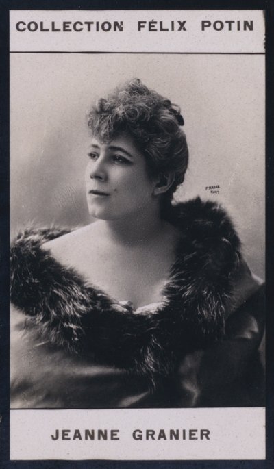 Jeanne Granier (1852) (zdjęcie czarno-białe) autorstwa European Photographer