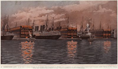 Le "Norddeutscher Lloyd" (zdjęcie czarno-białe) autorstwa European Photographer