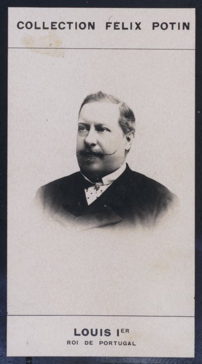 Ludwik I, król Portugalii (1838-1889) (zdjęcie czarno-białe) autorstwa European Photographer