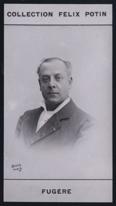 Lucien Fugere (1848) (zdjęcie czarno-białe) autorstwa European Photographer