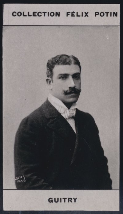 Lucien Guitry (1860) (zdjęcie czarno-białe) autorstwa European Photographer