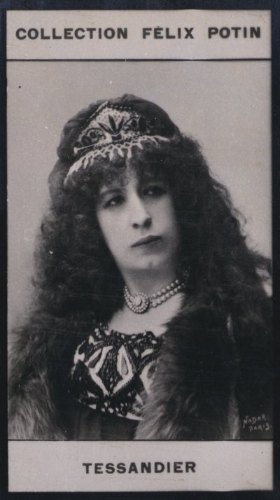 Madame Aimee Tessandier (1851) (zdjęcie b/w) autorstwa European Photographer