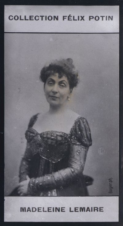 Madeleine Lemaire (1845) (zdjęcie czarno-białe) autorstwa European Photographer