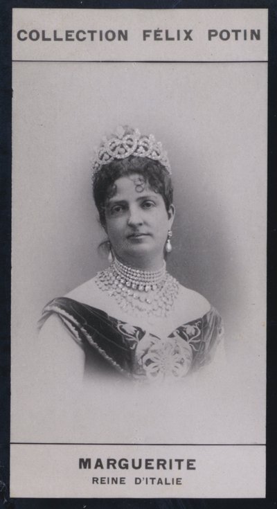 Małgorzata, wdowa królowa Włoch (1851) (zdjęcie czarno-białe) autorstwa European Photographer