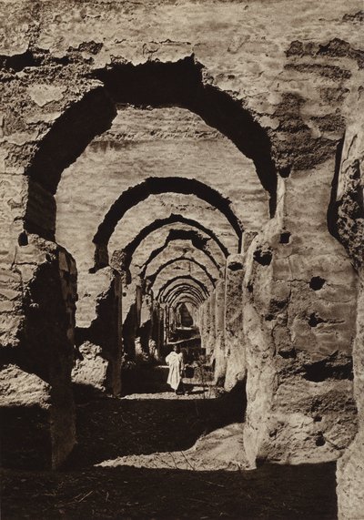 Meknes, Ruiny „Haras” (zdjęcie czarno-białe) autorstwa European Photographer